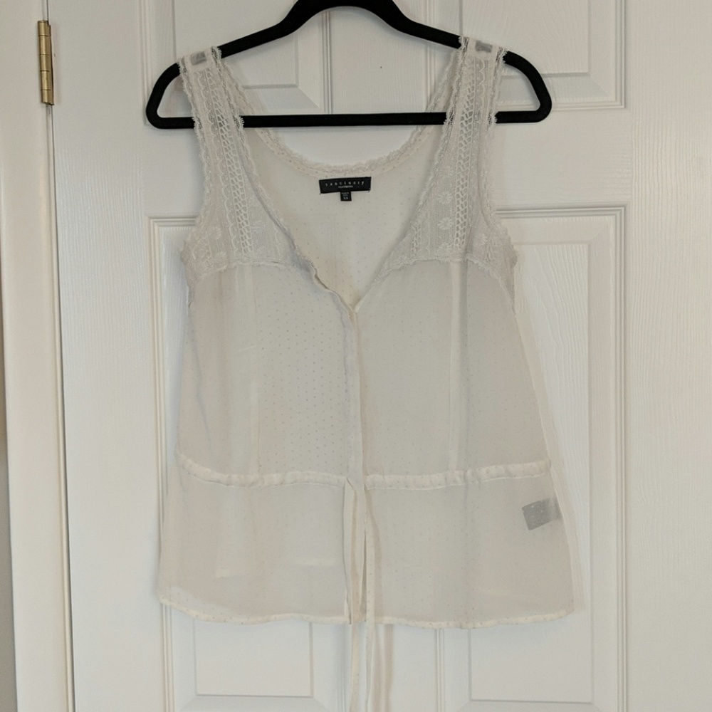 Sanctuary Cream Flowy Tank 😍
